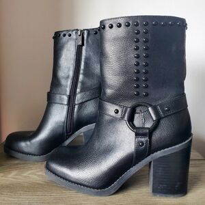 Jessica Simpson brand  new calf high fashion moto boot. Size 8.